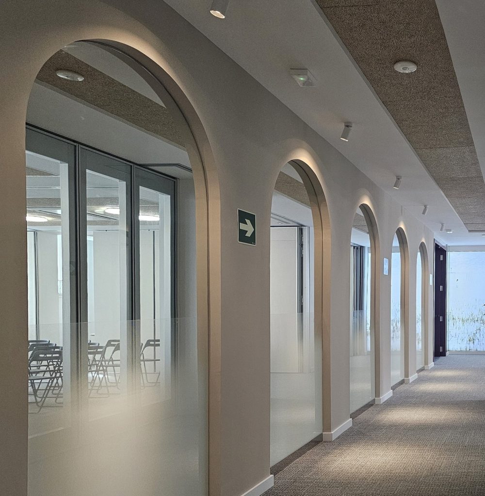 Reforma local social ARAPDIS Barcelona - Detalle acabados